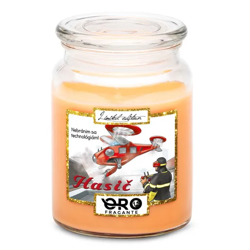 Sviečka Moderný hasič (Vôňa sviečky: Tropické ovocie)