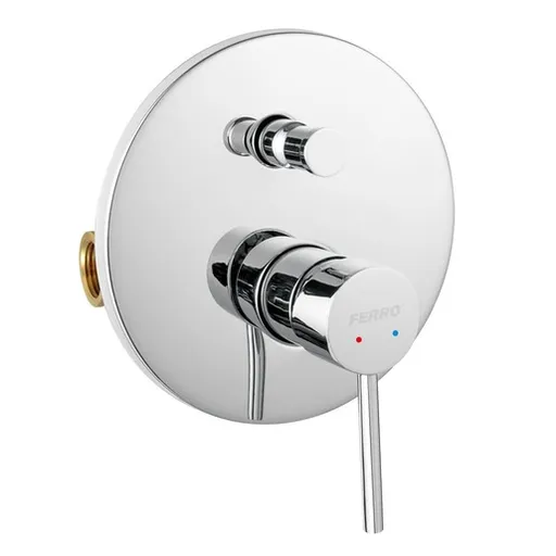 Novaservis Fiesta sprchová a vaňová batéria vrátane podomietkového telesa chróm BFI7P