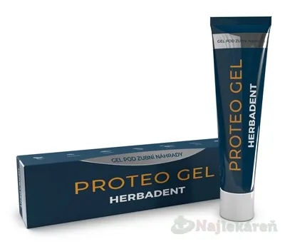HERBADENT PROTEO GEL pod zubné náhrady 40g