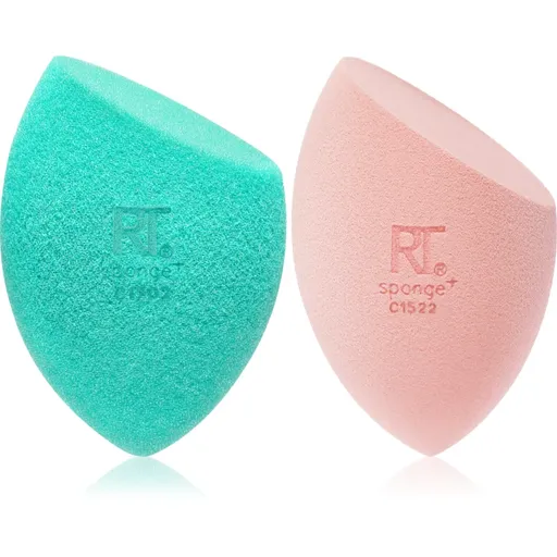 Real Techniques Miracle Mattifying Sponge Duo penový aplikátor na make-up 2 ks