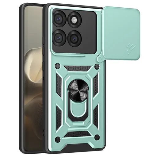 RING CAMERA Kryt s držiakom pre Motorola Edge 60 Pro zelený