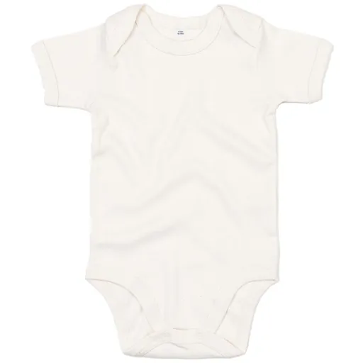 Babybugz Dojčenské body s krátkymi rukávmi - Prírodná | 12-18 mesiacov