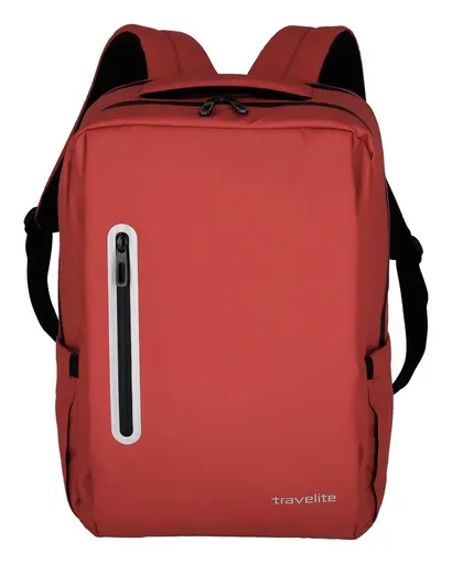 Cestovný batoh Travelite Basics Boxy backpack Red