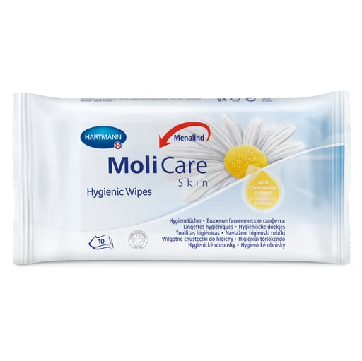 MOLICARE Skin Hygienické obrúsky 10 kusov