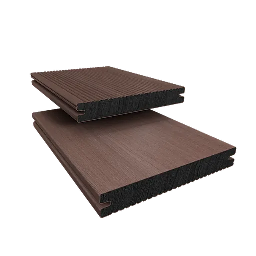 DECEUNINCK Terasová doska Deceuninck TWINSON Character Massive plné 9360, lieskový orech 503 20 x 140 x 4000 mm