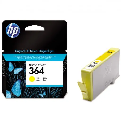 HP CB320EE - originálna cartridge HP 364, žltá, 3ml