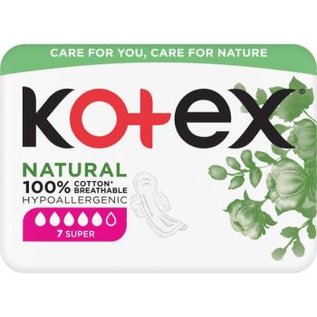 Kotex Natural Super vložky 7 ks