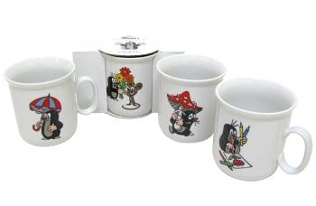 Porcelánový hrnček THUN 160ml krtko MIX motívov