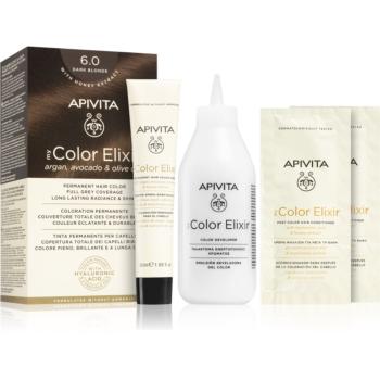 Apivita My Color Elixir farba na vlasy bez amoniaku odtieň 6.0 Dark Blonde