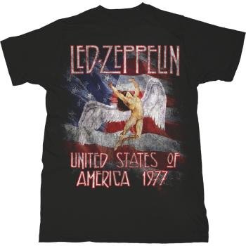 Led Zeppelin tričko Stars N' Stripes USA '77.  one_size