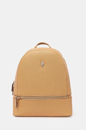 Ruksak U.S. Polo Assn. Jones dámsky, hnedá farba, malý, jednofarebná, BEUJE8653WVP