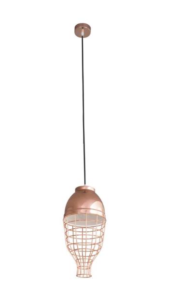 ArtFir Závesná lampa LUCY 01 | medená 20 x 21 cm