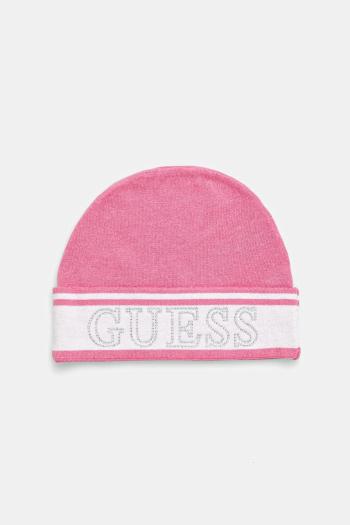 Detská čiapka Guess ružová farba, J4YZ01 Z3GW0