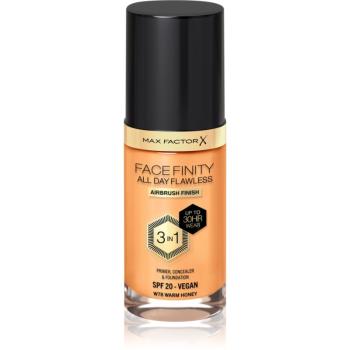 Max Factor Facefinity All Day Flawless dlhotrvajúci make-up SPF 20 odtieň 78 Warm Honey 30 ml