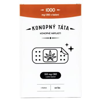 KONOPNÝ TÁTA CBD náplasti 100 mg – 10 kusov