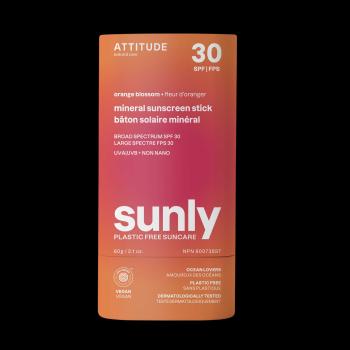 ATTITUDE 100% minerálna ochranná tyčinka na celé telo (SPF 30) s vôňou Orange Blossom 60 g