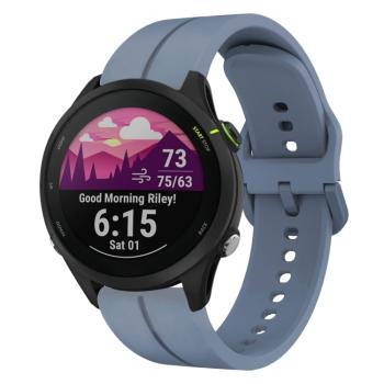 SILICONE Vymeniteľný remienok pre Garmin Forerunner 255 Music modrý