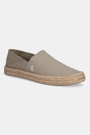 Espadrilky Calvin Klein Jeans INJ ESPADRILLE CV béžová farba, YM0YM01251