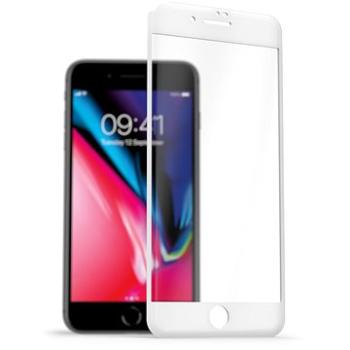 AlzaGuard 3D Elite Glass Protector na iPhone 7 Plus/8 Plus biele (AGD-TGE0002W)