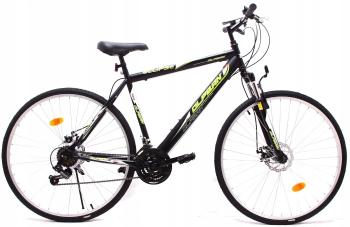 Mountain bike Eclipse sus full dic 28" fekete/zöld férfi