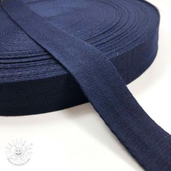 Popruh bavlna 4 cm dark blue