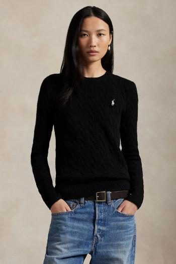 Sveter Polo Ralph Lauren čierna farba, ľahké, 211971865