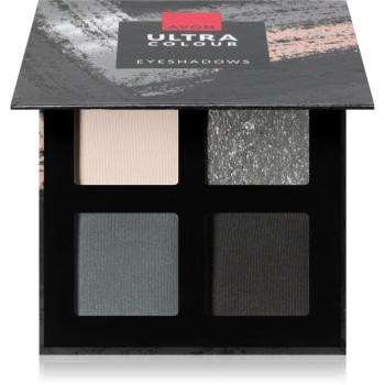 Avon Ultra Quatro paletka očných tieňov odtieň Silver 2.8 g