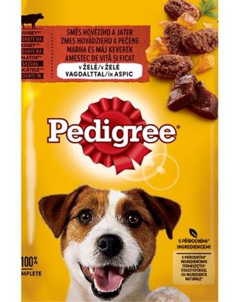 Mars PEDIGREE kapsička dog ADULT zmes hovädzieho a pečene v želé 24 x 100 g