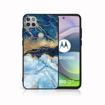 MY ART Ochranný obal Motorola Moto G 5G BLUE MARBLE (141)