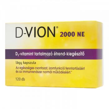 D-Vion 2000NE D3-vitamin étrend-kiegészítő kapszula 120 db