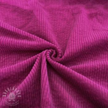 Kordbársony 6W WASHED STRETCH fuchsia