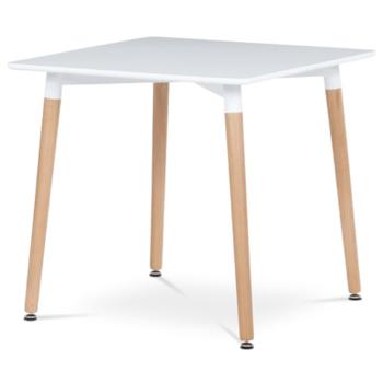 Jedálenský stôl Autronic 80x74 cm biely MDF mat DT-303 WT