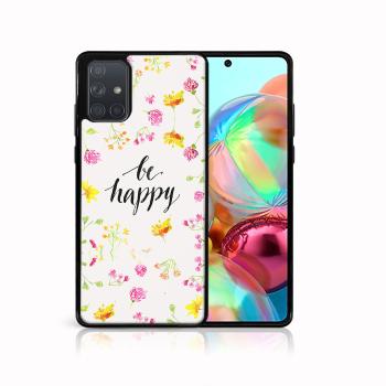 MY ART Silikónový kryt Samsung Galaxy A71 BE HAPPY (019)