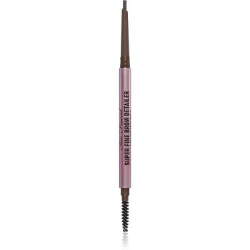 Too Faced Super Fine Brow Detailer Eyebrow Pencil dlhotrvajúca ceruzka na obočie odtieň Dark Brown 0,08 g