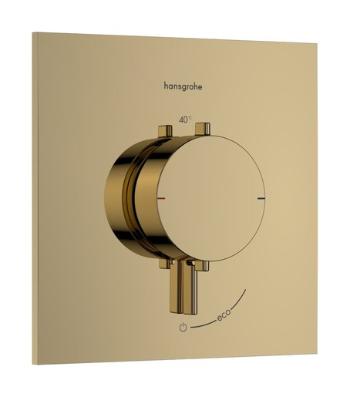 Sprchová batéria Hansgrohe Ecostat Comfort E bez podomietkového telesa leštený vzhľad zlata 33710990