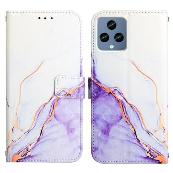 ART MARBLE Peňaženkový kryt T Phone / T Phone 2023 PURPLE