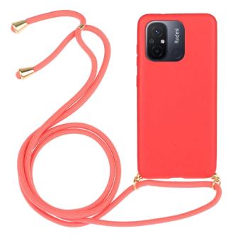 ROPE Kryt so šnúrkou Xiaomi Redmi 12C červený