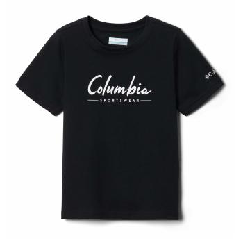 Columbia  VALLEY CREEK SS GRAPHIC SHIRT  Tričká s krátkym rukávom Čierna