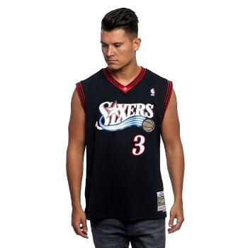 Mitchell & Ness Philadelphia 76ers #3 Allen Iverson black Swingman Jersey - 2XL