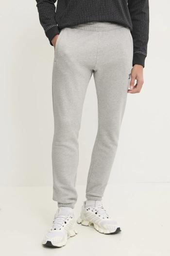 Bavlnené tepláky adidas Originals Essential šedá farba, jednofarebné, JD2424