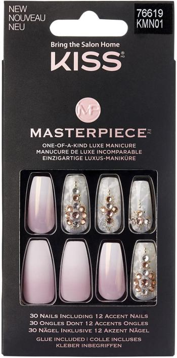 Műköröm KISS Masterpiece Nails - KITTY GURL