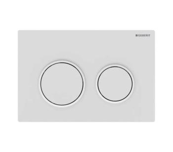 GEBERIT - Omega20 Ovládanie splachovania, matná biela 115.085.01.1