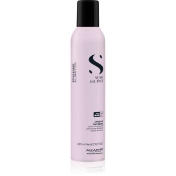 Alfaparf Milano Semi di Lino Style&Care Original Hairspray silný lak na vlasy pre lesk pre všetky typy vlasov 300 ml