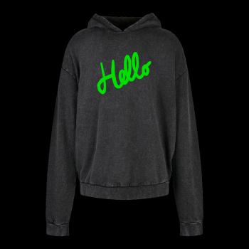 Nerieš mikina Green Hello Premium Hoodie Čierna XL