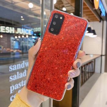 GLITTER ochranný obal Samsung Galaxy A23 / A23 5G červený