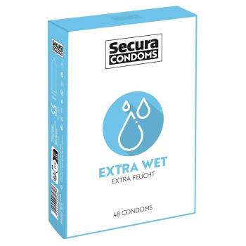 Secura Extra nedves óvszer, 48 db