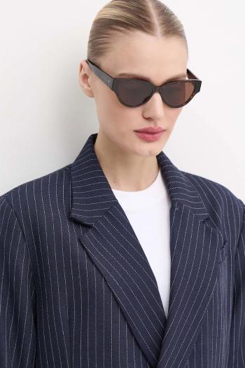 Slnečné okuliare Bottega Veneta dámske, hnedá farba, BV1319S