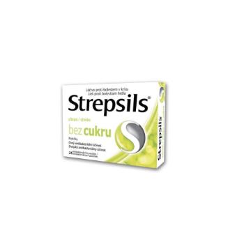 Strepsils citrón bez cukru pas.ord.24