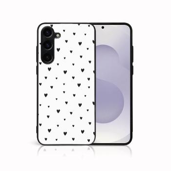 MY ART Ochranný kryt pre Samsung Galaxy S25 Plus 5G BLACK HEARTS (167)