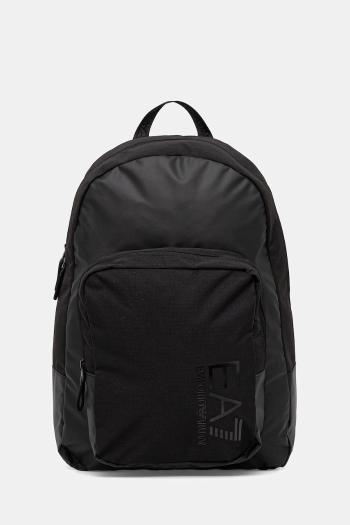 Ruksak EA7 Emporio Armani čierna farba, veľký, s potlačou, AF13820.7X000113